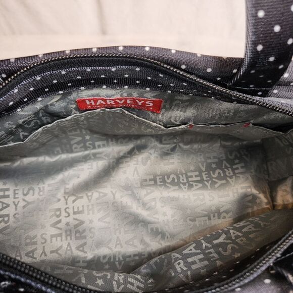 EUC Harveys Black and White Polka Dot Tote - Picture 6 of 6